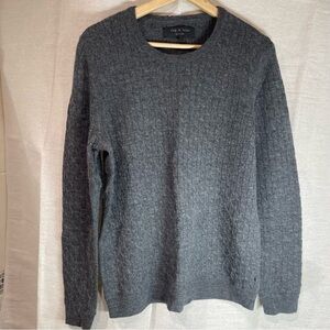 rag & bone Charcoal Crewneck Sweater
